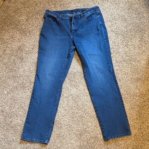 Charter Club Women's Straight-Leg Jeans in Mid Blue